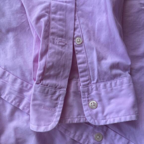 Polo Ralph Lauren Men Button Up Shirt Size XXL Pink Green Pony Vtg Embroidered - Picture 4 of 5